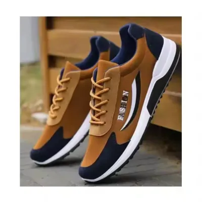 THICK BOTTOM MESH CASUAL SHOES 